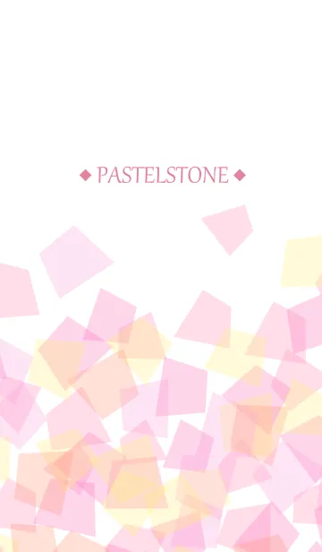 [LINE着せ替え] Pastel Stone-PINK 24の画像1