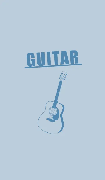 [LINE着せ替え] GUITAR COLOR  パウダーブルーの画像1