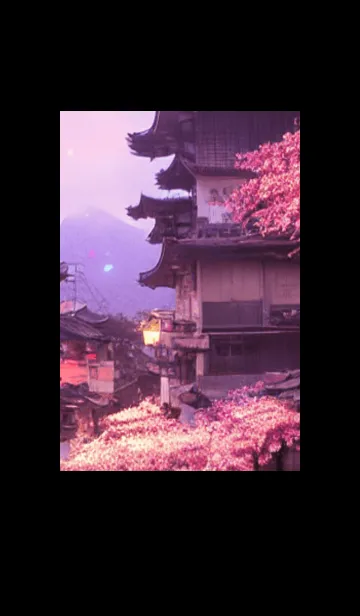 [LINE着せ替え] 和の夜桜#DZ013。の画像1