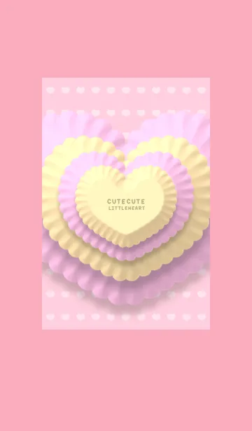 [LINE着せ替え] Cute Cute Little Heart Theme JPN 2の画像1