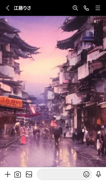 [LINE着せ替え] 和の夜桜#DZ06。の画像2