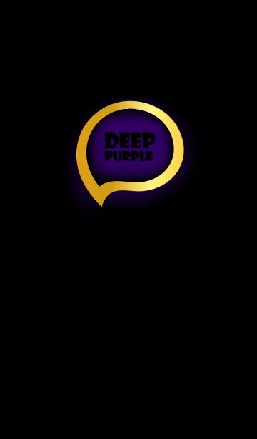 [LINE着せ替え] Deep Purple Gold Black Theme (JP)の画像1