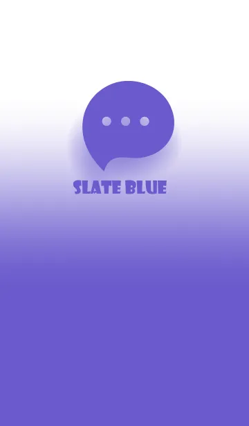 [LINE着せ替え] Slate Blue & White Theme V.3 (JP)の画像1