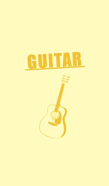 [LINE着せ替え] GUITAR COLOR  ライトレモンの画像1