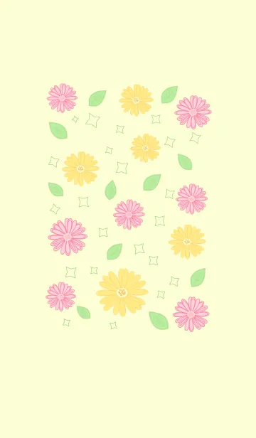 [LINE着せ替え] Colorful flowers in summerの画像1