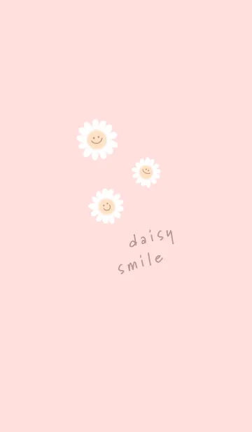 [LINE着せ替え] デイジースマイル❁babypink09_1の画像1