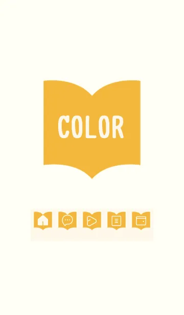 [LINE着せ替え] yellow color Q23の画像1