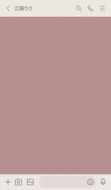 [LINE着せ替え] かわいいくすみピンク。の画像2