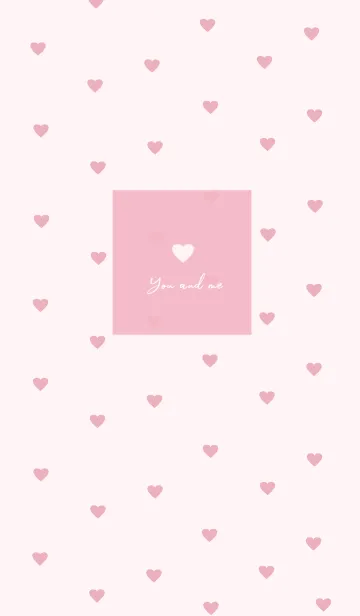 [LINE着せ替え] pattern_heart (sweetpink)の画像1