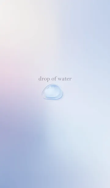 [LINE着せ替え] drop of water..13の画像1