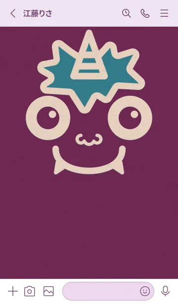 [LINE着せ替え] 小鬼 KabeMon妖艶01版の画像2