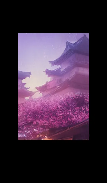 [LINE着せ替え] 和の夜桜#DaA03。の画像1