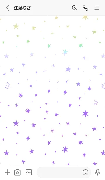 [LINE着せ替え] ミニ スターズ _120の画像2