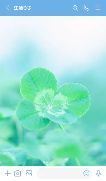 [LINE着せ替え] 四つ葉のクローバー Vintage Lens #2-14の画像2