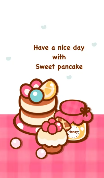 [LINE着せ替え] Happy sweet pancake 13の画像1