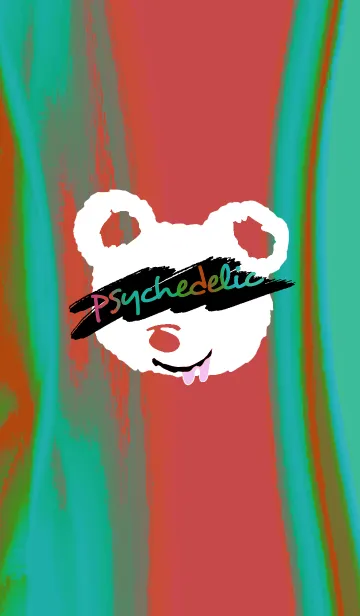 [LINE着せ替え] サイケデリック ベア 91の画像1