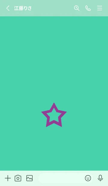 [LINE着せ替え] シンプル ロック スター 78の画像2