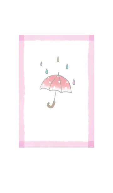 [LINE着せ替え] 雨と傘の季節 2の画像1