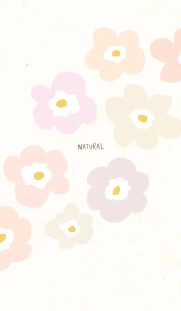 [LINE着せ替え] カラフル 花 北欧風29の画像1