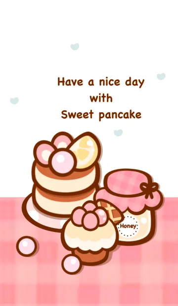 [LINE着せ替え] Cute pancake 13 :)の画像1