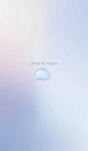 [LINE着せ替え] drop of water..14の画像1