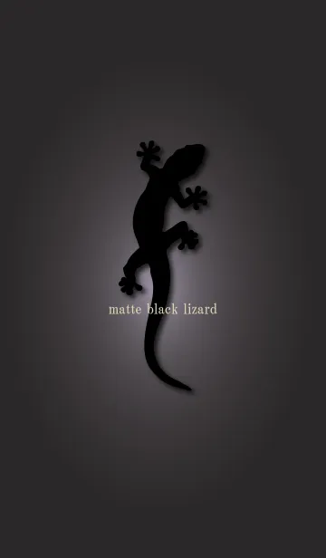 [LINE着せ替え] matte black lizard 6の画像1