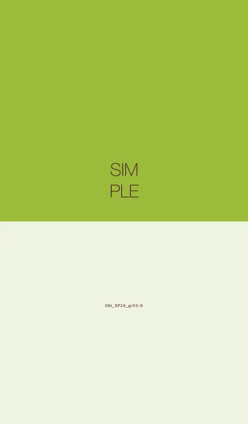 [LINE着せ替え] 0Ni_24_グリーン3-6の画像1