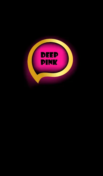 [LINE着せ替え] Deep Pink Gold Black Theme (JP)の画像1