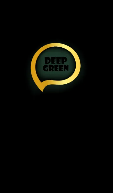 [LINE着せ替え] Deep Green Gold Black Theme (JP)の画像1