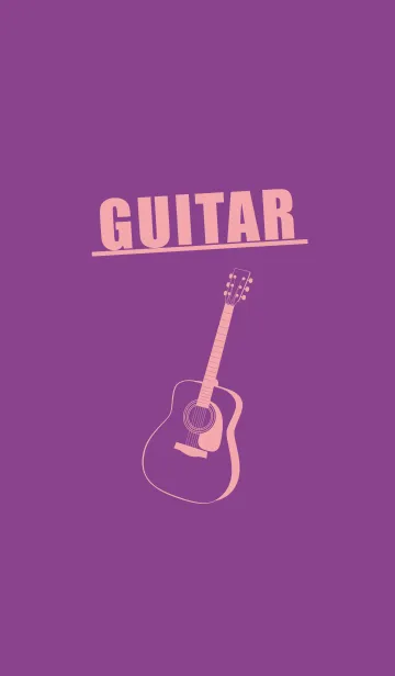 [LINE着せ替え] GUITAR COLOR  アマランスパープルの画像1