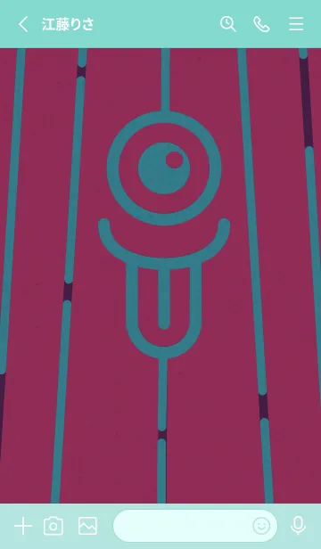 [LINE着せ替え] カラ傘オバケ KabeMon妖艶04版の画像2