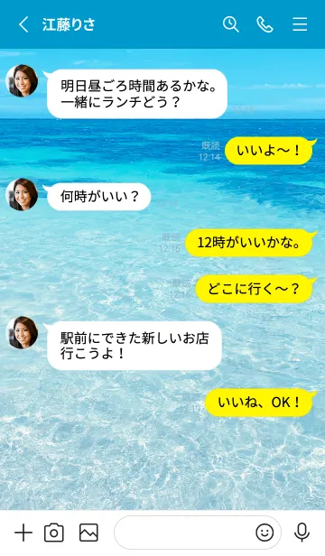 [LINE着せ替え] SUMMER SEA-HAWAII 16の画像3