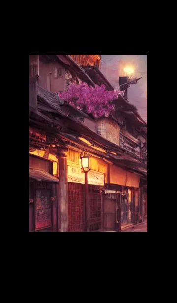 [LINE着せ替え] 和の夜桜#DaA016。の画像1