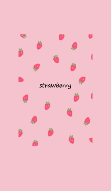 [LINE着せ替え] strawberry_pattern (blackpink)の画像1