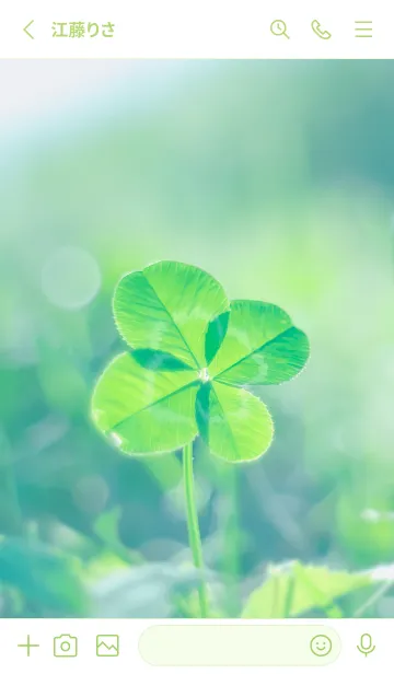 [LINE着せ替え] 四つ葉のクローバー Vintage Lens #7-14の画像2