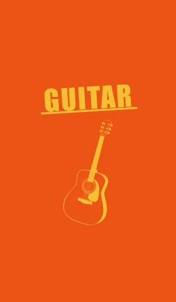 [LINE着せ替え] GUITAR COLOR  フレイムオレンジの画像1