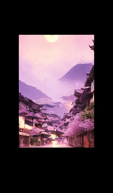 [LINE着せ替え] 和の夜桜#DaB013。の画像1