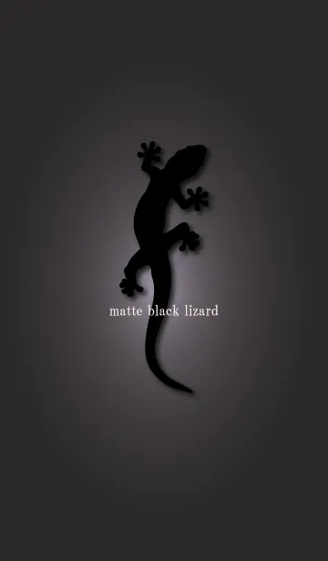 [LINE着せ替え] matte black lizard 8の画像1