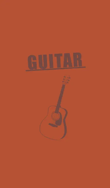 [LINE着せ替え] GUITAR COLOR  煉瓦色の画像1