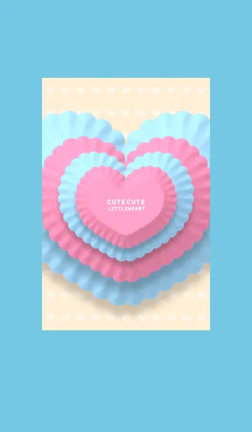 [LINE着せ替え] Cute Cute Little Heart Theme JPN 6の画像1