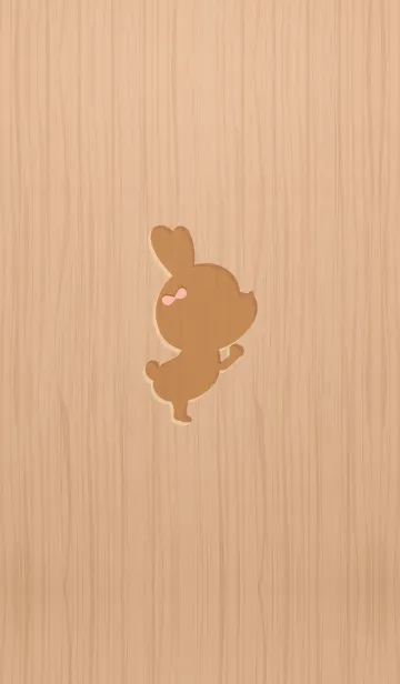 [LINE着せ替え] Wood Carving Rabbit Girl 11の画像1