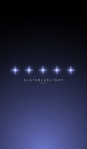 [LINE着せ替え] SLATE BLUE STARLIGHTの画像1