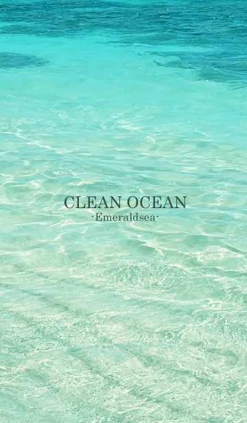 [LINE着せ替え] CLEAN OCEAN Emerald sea-HAWAII 2の画像1