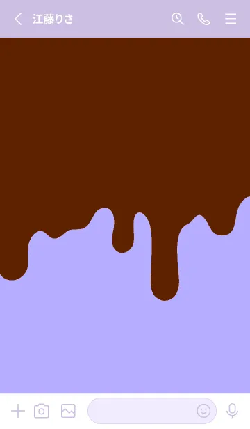 [LINE着せ替え] ドリップ スマイル _076の画像2