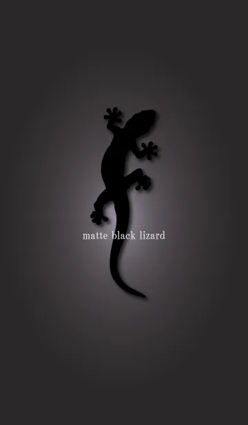 [LINE着せ替え] matte black lizard 9の画像1