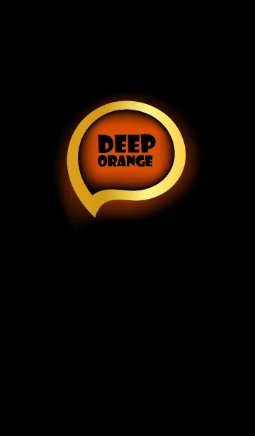 [LINE着せ替え] Deep Orange Gold Black Theme (JP)の画像1