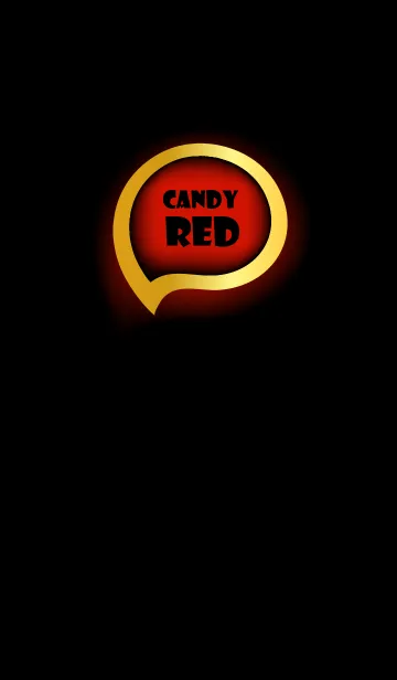 [LINE着せ替え] Candy Red Gold Black Theme (JP)の画像1