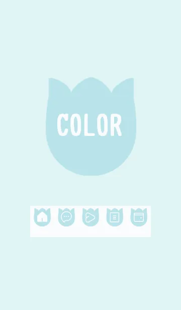 [LINE着せ替え] green color R49の画像1