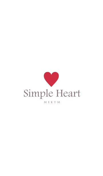 [LINE着せ替え] SIMPLE HEART-LOVE 23の画像1