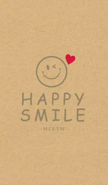 HAPPY SMILE KRAFT LOVE-MEKYM 31の着せ替えメイン画像